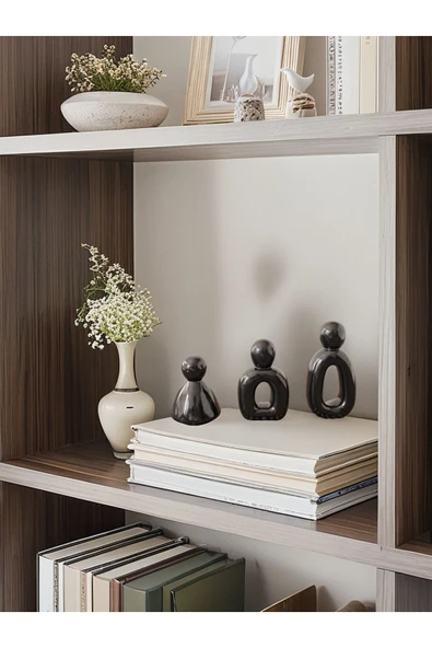 DEKOPOR Evolu Form Seti – Minimalist Aile Heykeli - 5