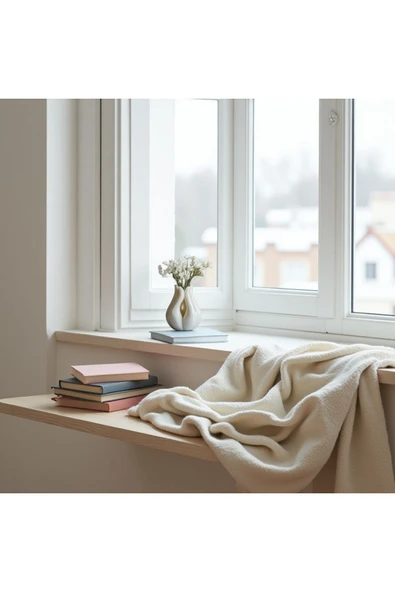 DEKOPOR Şık ve Zarif Dekoratif seramik tozu katkılı Vazo - 7