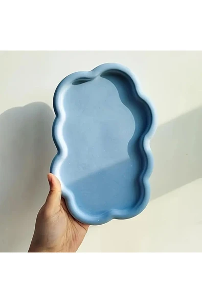 DEKOPOR Bulut Form Dekoratif Servis ve Takı Tepsisi - 2