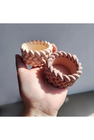 DEKOPOR Dekorea Twista Aromaterapi -- Mum Seti 4 parça doğal soya wax - 4