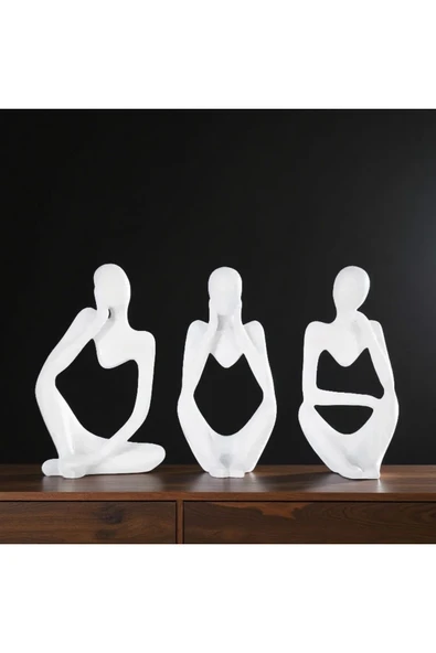 DEKOPOR Dertli Dostlar Figürler Seti - 4