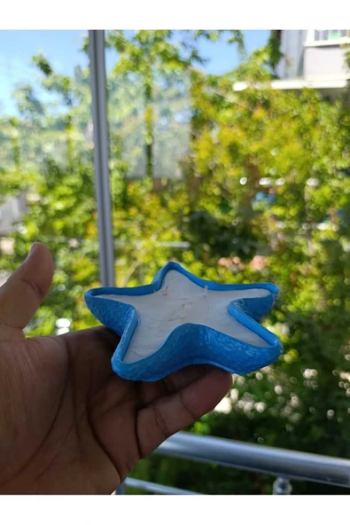 DEKOPOR Yıldız Seramik Mumluk / Çok Amaçlı Kase - 4