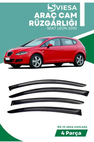 SEAT LEON 2010  uyumlu oto camlara özel ölçü cam rüzgarlığı rüzgarlık ürün görseli 1