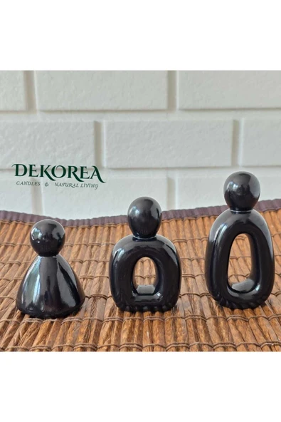 DEKOPOR Evolu Form Seti – Minimalist Aile Heykeli - 2