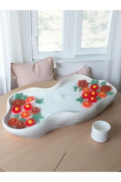 DEKOPOR Flamara Doğal Soya Mum – Çift Fitilli Aromaterapi Deneyimi - 6