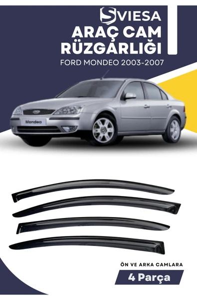 FORD MONDEO 2003-2007  uyumlu oto camlara özel ölçü cam rüzgarlığı rüzgarlık ürün görseli