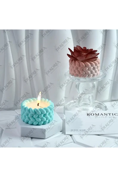 DEKOPOR Dekorea Twista Aromaterapi -- Mum Seti 4 parça doğal soya wax - 6