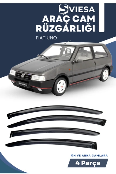 FIAT UNO  uyumlu oto camlara özel ölçü cam rüzgarlığı rüzgarlık - 1