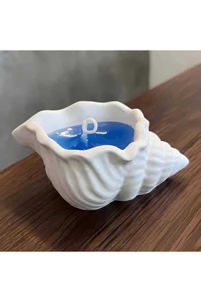 DEKOPOR Dekorea Okyanus Esintisi - Taş tozu Kabuk Mum - 4