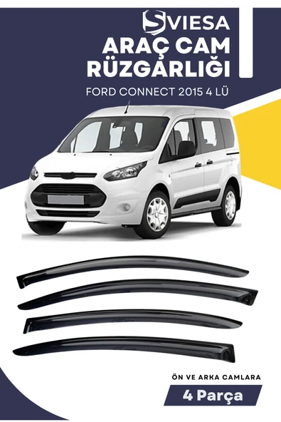 FORD CONNECT 2015 4 LÜ  uyumlu oto camlara özel ölçü cam rüzgarlığı rüzgarlık ürün görseli 1