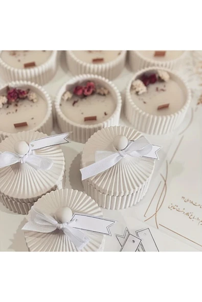 DEKOPOR Serena – Minimal Şıklık Mumluk Seti - 4