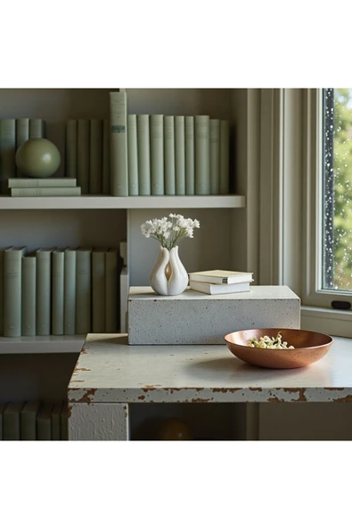 DEKOPOR Şık ve Zarif Dekoratif seramik tozu katkılı Vazo - 4