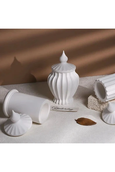 DEKOPOR Velmora Seramik Dekor Seti – Sadelikte Saklı Şıklık - 2