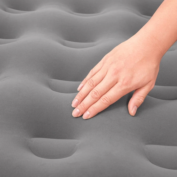 Bestway Single Tek Kişilik Şişme Yatak + El Pompası ve Yastık 185x76x22cm 671GY BW142 - Resim 7