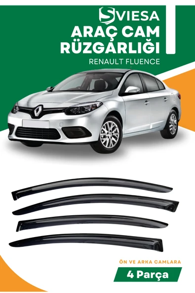 RENAULT FLUENCE  uyumlu oto camlara özel ölçü cam rüzgarlığı rüzgarlık ürün görseli 1