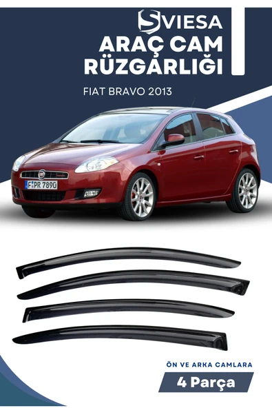 FIAT BRAVO 2013  uyumlu oto camlara özel ölçü cam rüzgarlığı rüzgarlık ürün görseli 1