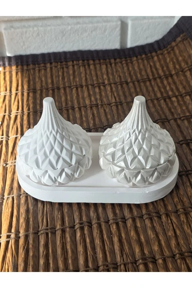 DEKOPOR Kapaklı Dekoratif Kase Mum Seti | Kokulu Doğal Soya Mumu