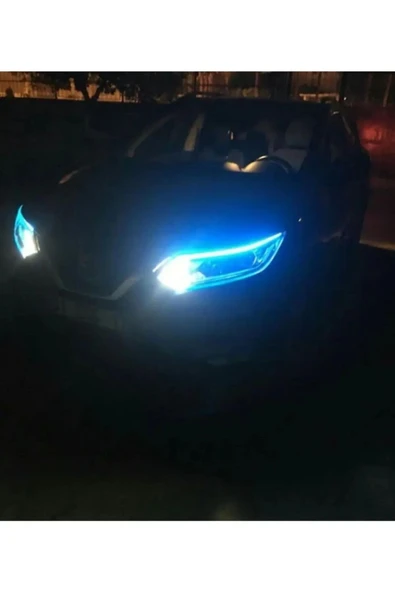 Far Üstü Ve Far içi 2 Renkli Kayar Sinyalli Gündüz Ledi 60 cm - 3
