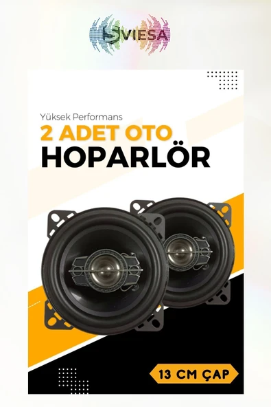 13 Cm Hoparlör 400w Iki Yollu Oto Hoparlörü, 2 Adet ürün görseli 1