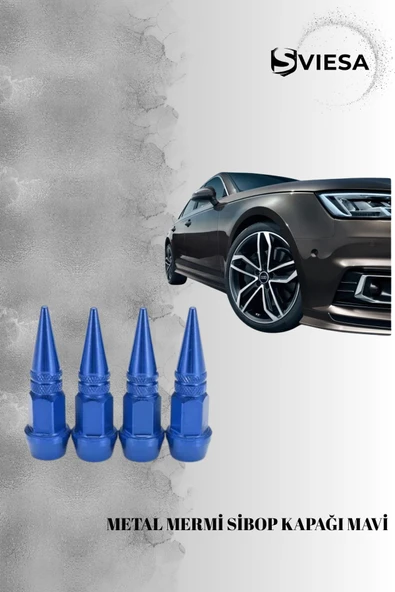 Metal Sivri Sibop Kapağı 4'lü - 1