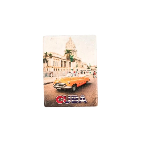 Küba Temalı Taş Magnet ürün görseli 1