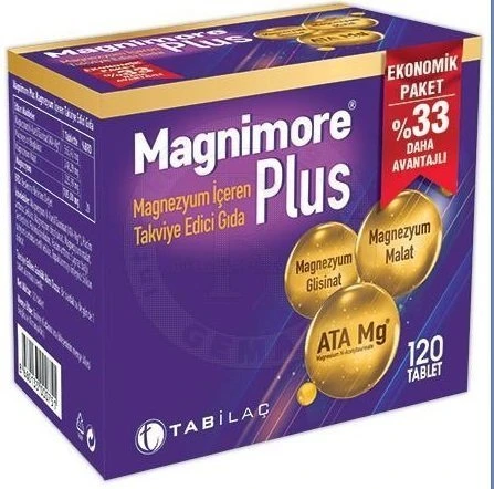 Tab Magnimore Plus 120 Tablet | Ekonomik Paket ürün görseli
