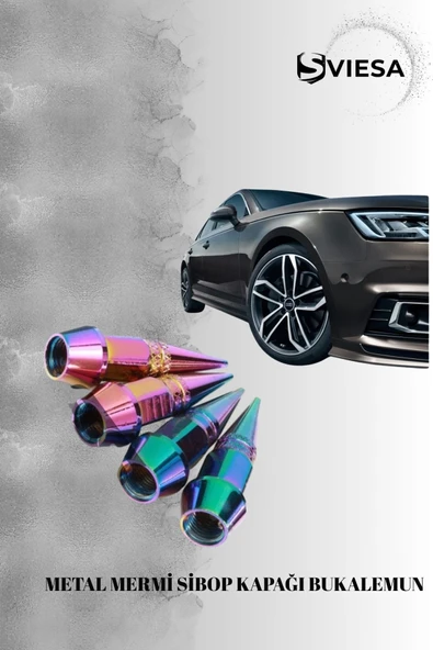 Metal Sivri Sibop Kapağı 4'lü