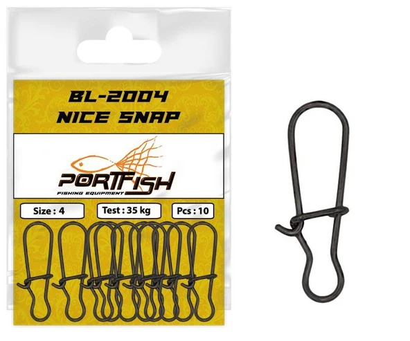 Portfish BL-2004 Snap Maket Klipsi