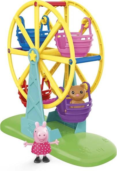 Peppa Pig Peppa'nın Maceraları Dönme Dolapta Eğlenceli Oyun Seti F2512 - 3