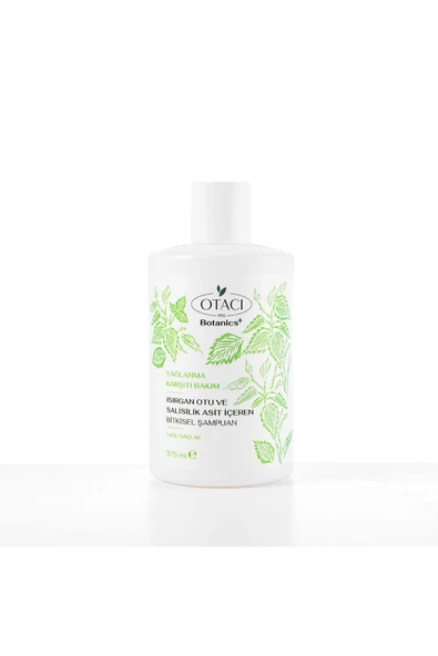 OTACI BOTANİCS YAĞLANMA KARŞITI BAKIM ISIRGAN OTU VE SALİSİLİK ASİT İÇEREN BİTKİSEL ŞAMPUAN 375 ML - Resim 3