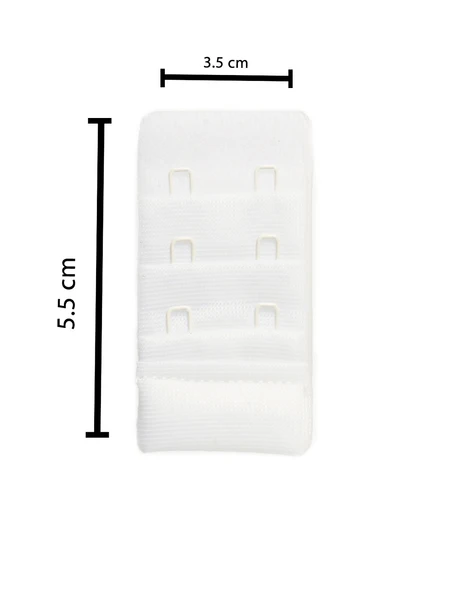 3 Adet Sütyen 2 Kancalı Ek Agraf (kopça) - Resim 2
