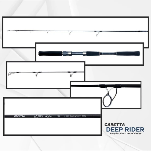 Caretta Deep Rider Jig Kamış 1.80m 60-300g