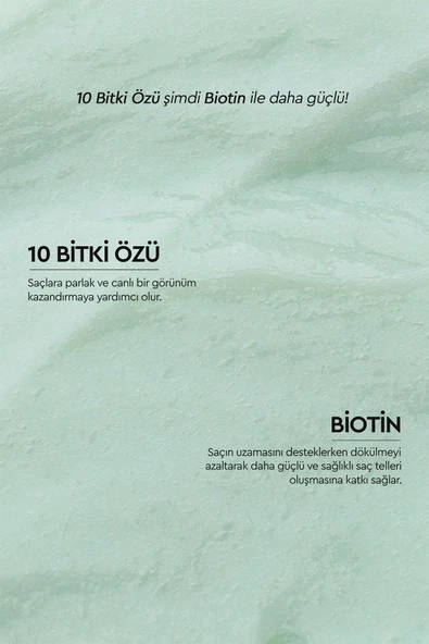 OTACI BOTANİCS CANLANDIRICI VE BESLEYİCİ BAKIM 10 BİTKİ ÖZÜ VE BİOTİN İÇEREN BİTKİSEL SAÇ KREMİ 375 ML - Resim 7