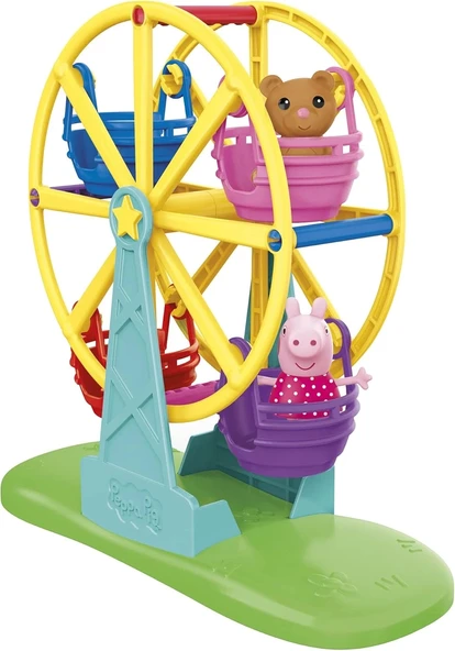 Peppa Pig Peppa'nın Maceraları Dönme Dolapta Eğlenceli Oyun Seti F2512 - 2