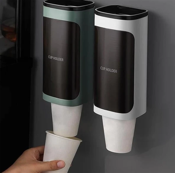 Sunup SN-27109 Kendinden Yapışkanlı Plastik - Karton Bardak Dispenseri - 3