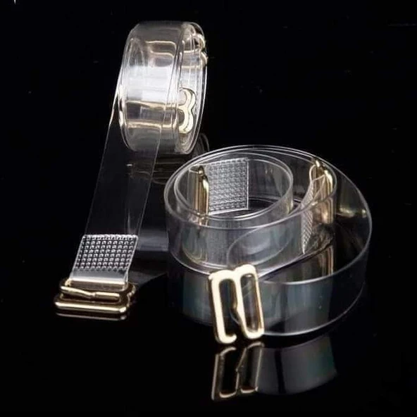 2 Adet Şeffaf Sütyen Askısı Demirli ürün görseli 1