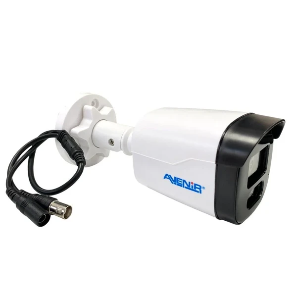 Avenir AV-BF234 2MP Gece Renkli Sesli 3.6mm Sabit Lens İç/Dış Mekan 4in1 Bullet Kamera - 3
