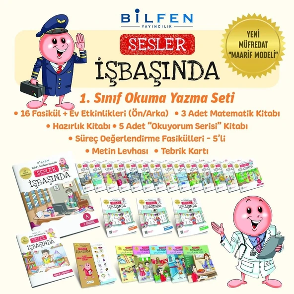Bilfen Yayıncılık İLKOKUL 1.SINIF SESLER İŞ BAŞINDA - 2