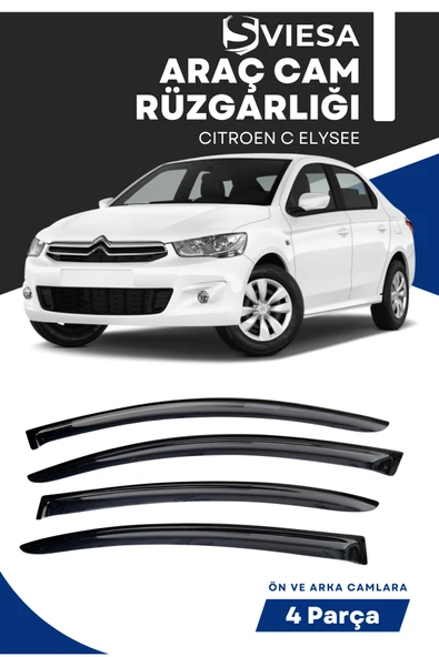 CITROEN C ELYSEE  uyumlu oto camlara özel ölçü cam rüzgarlığı rüzgarlık - 1