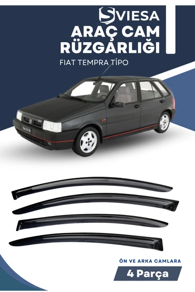 FIAT TEMPRA TİPO  uyumlu oto camlara özel ölçü cam rüzgarlığı rüzgarlık ürün görseli