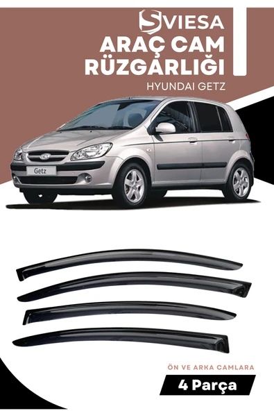 HYUNDAI GETZ  uyumlu oto camlara özel ölçü cam rüzgarlığı rüzgarlık - 1