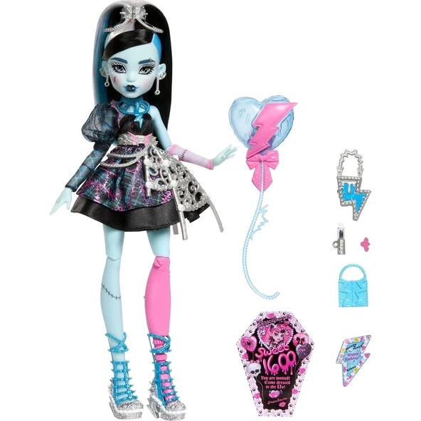 Monster High Scary Sweet Birthday Frankıe Steın Sweet 1600 JBG73 JBG75 ürün görseli