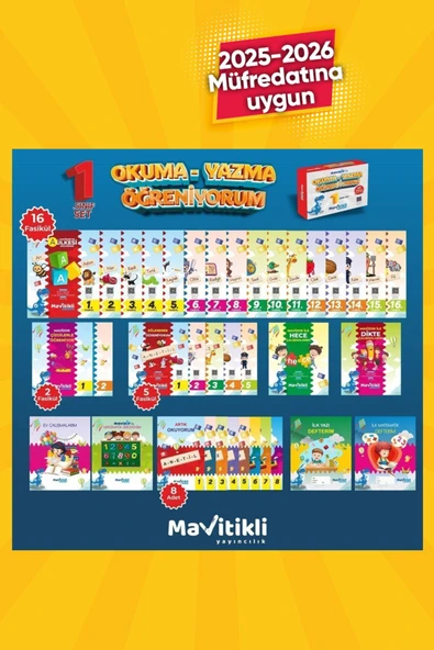 1. Sınıf Set Okuma Yazma Öğreniyorum Güncel Baskı