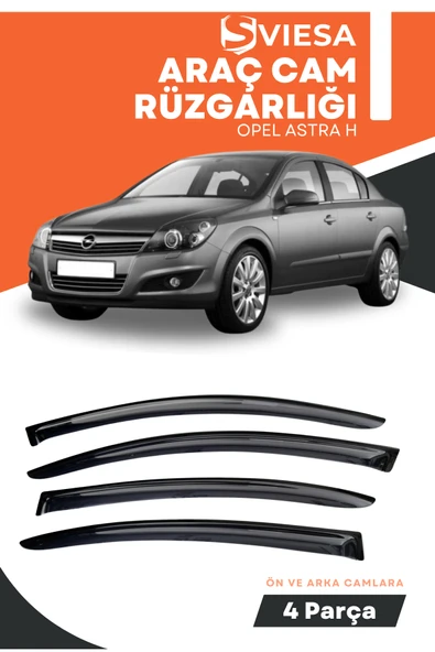 OPEL ASTRA H  uyumlu oto camlara özel ölçü cam rüzgarlığı rüzgarlık ürün görseli 1