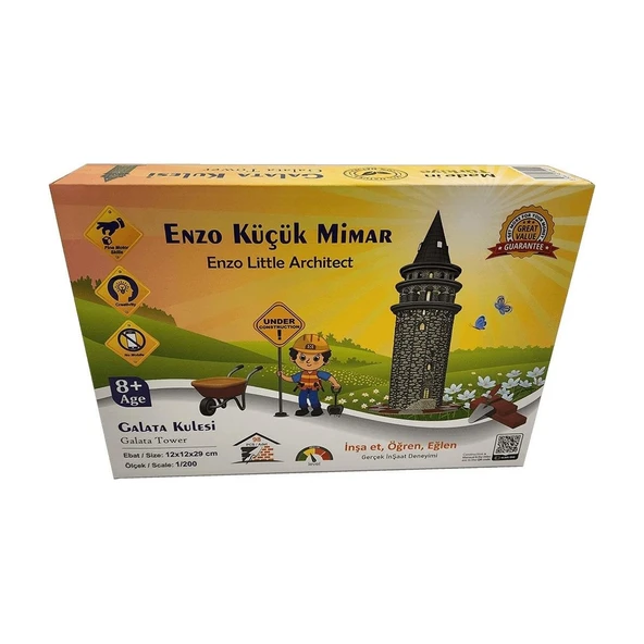 Enzo Küçük Mimar Galata Kulesi 98 Parça - Resim 4