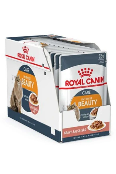 Royal Canin Gravy Intense Beauty Kedi Maması 85 gr 12 Adet ürün görseli