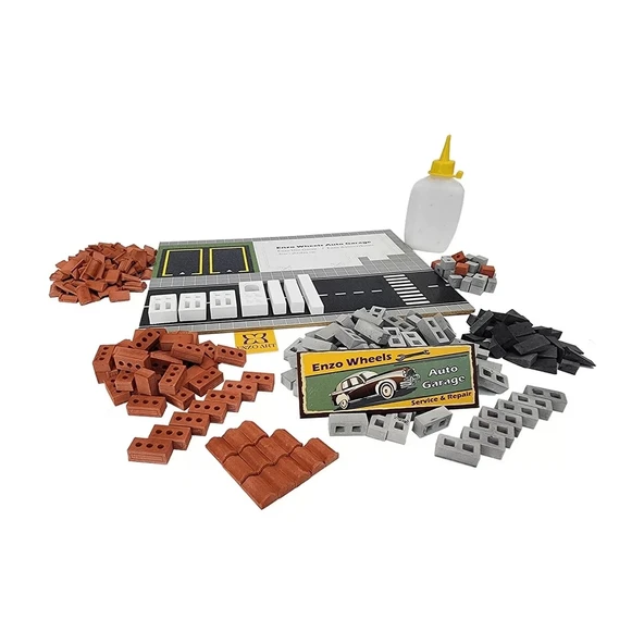 Enzo Küçük Mimar Oto Garaj Seti 290 Parça - Resim 3