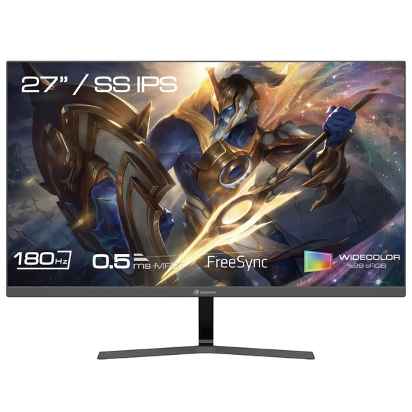 GameBooster GB-2721FF 27" 180Hz 1ms SS IPS FHD FreeSync, G-Sync HDMI*2+DP*2+Type-C Gaming Monitör ürün görseli 1