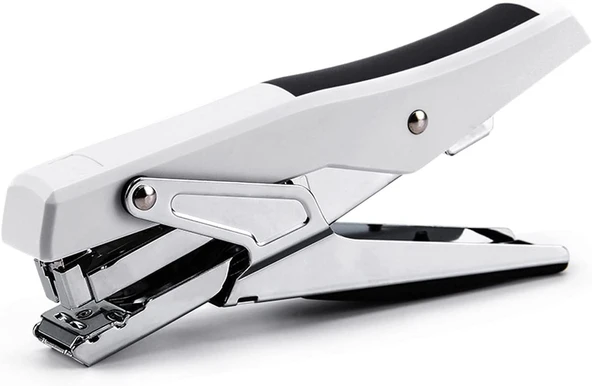 Valkyrie Profesyonel Metal Zımba Tabancası 60 Sayfa Kapasite 1000 Zımba Teli HEDİYE Ofis ve Ev Dayanıklı Beyaz - 2