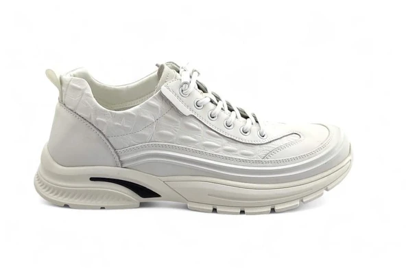 GUJA24K518 KALIN TABAN DERİ ERKEK SPOR AYAKKABI - Resim 6